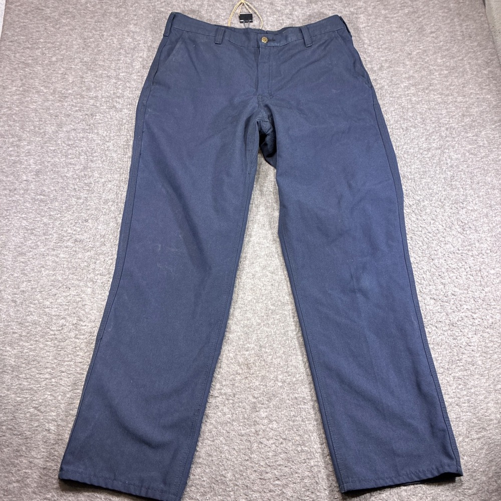 Workrite Fire Service Pants Mens 38x30 Navy Blue Flame Resistant FR Workwear